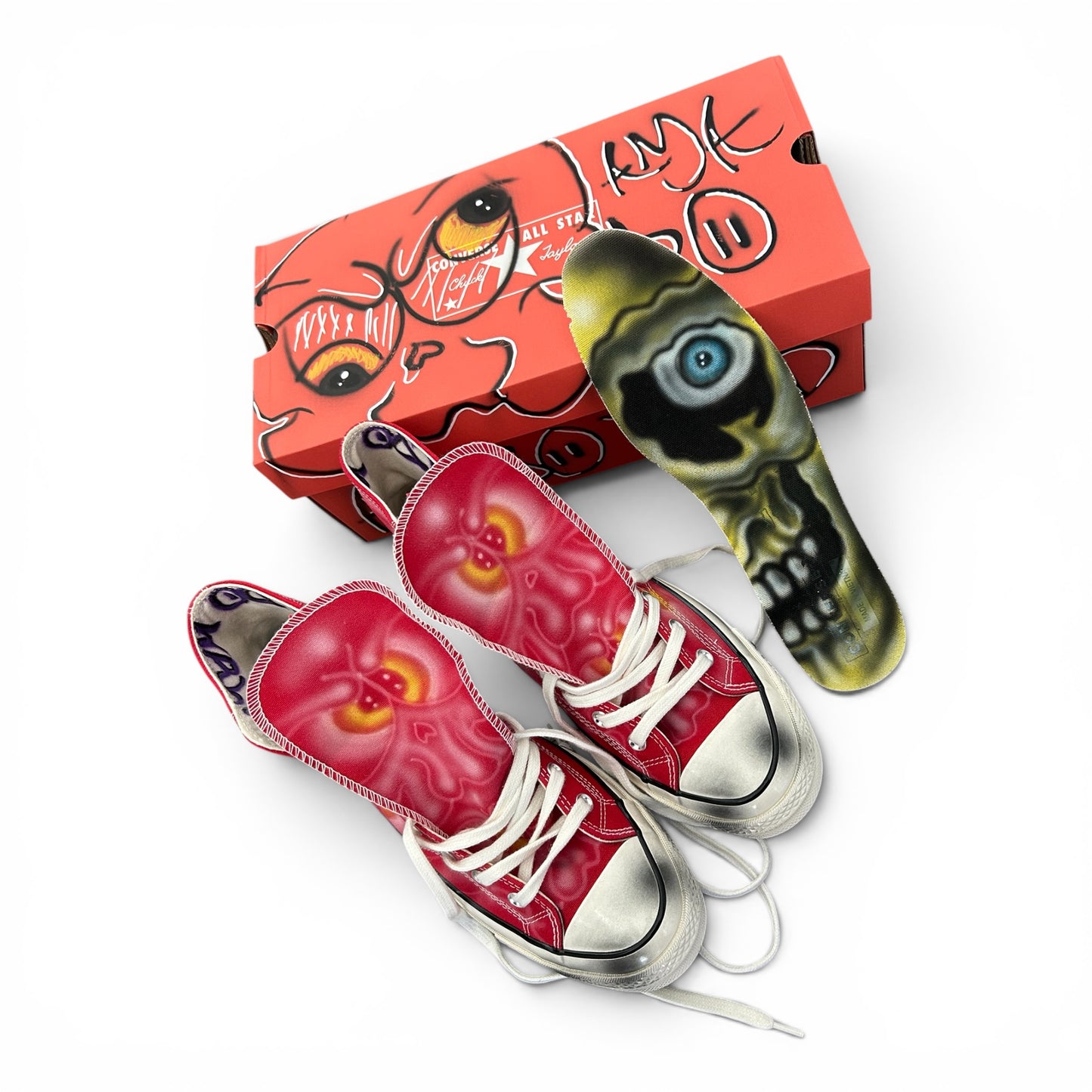 Red skelly chuck 70s <3
